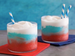Fireworks Red, White and Blue Daiquiris